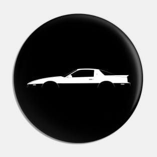 Pontiac Firebird Trans Am Turbo (1989) Silhouette Pin