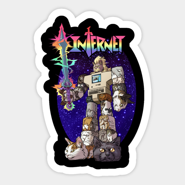 INTERNET - Voltron - Sticker