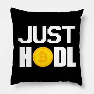 Bitcoin Just Hodl Pillow