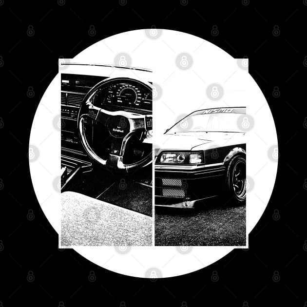 NISSAN SKYLINE GTS R31 Black 'N White 5 (Black Version) by Cero