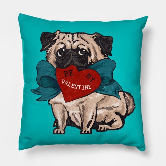 Be My Valentine Pillow by huebucket