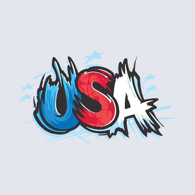 USA type design by silvercloud