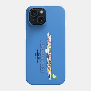 Airbus A321 - EVA Air "Friendship Bows" Phone Case