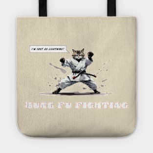 Kung Fu Fighting Cat Tote