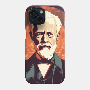 Pyotr Tchaikovsky's portrait in the Art Nouveau style Phone Case