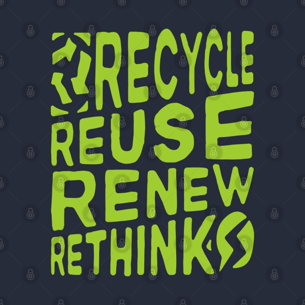 Recycle Reuse Renew Rethink Crisis Environmental Activism by alyssacutter937@gmail.com