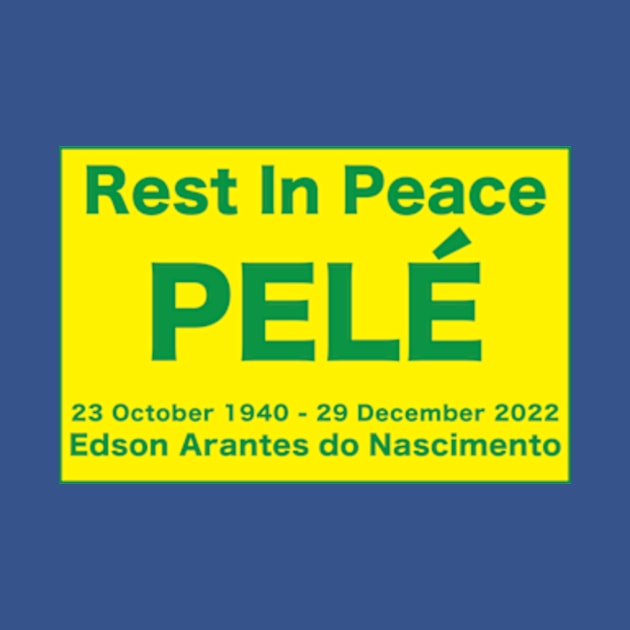 Pele - rest in peace Brazil best player in the world by Estudio3e