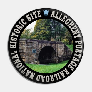 Allegheny Portage Railroad National Historic Site circle Pin