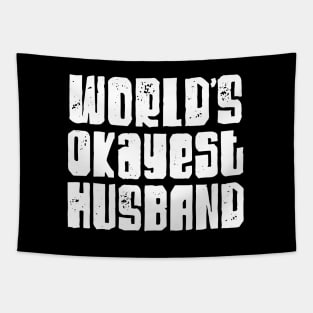 World's okayest husband Tapestry