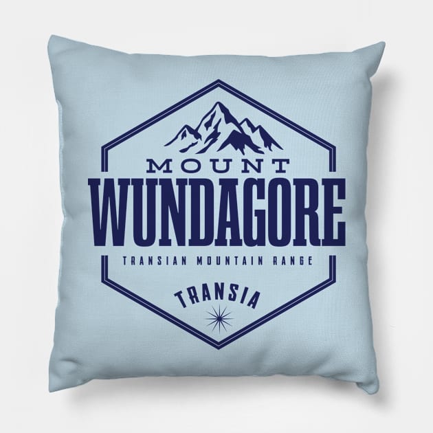 Mount Wundagore Pillow by MindsparkCreative