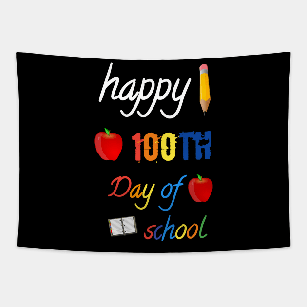 100 day of school T-Shirt Tapestry by FouadBelbachir46
