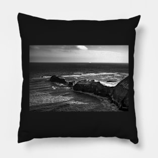 Whitby Coastline and cliffs Pillow