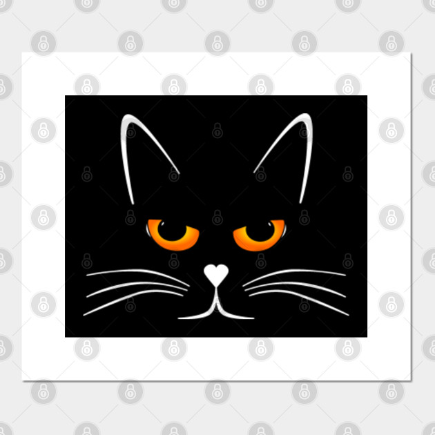 Cat Print Cat Print Posters And Art Prints Teepublic Au