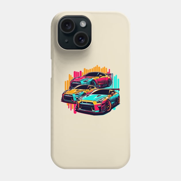Nissan GT-R Phone Case by Vehicles-Art