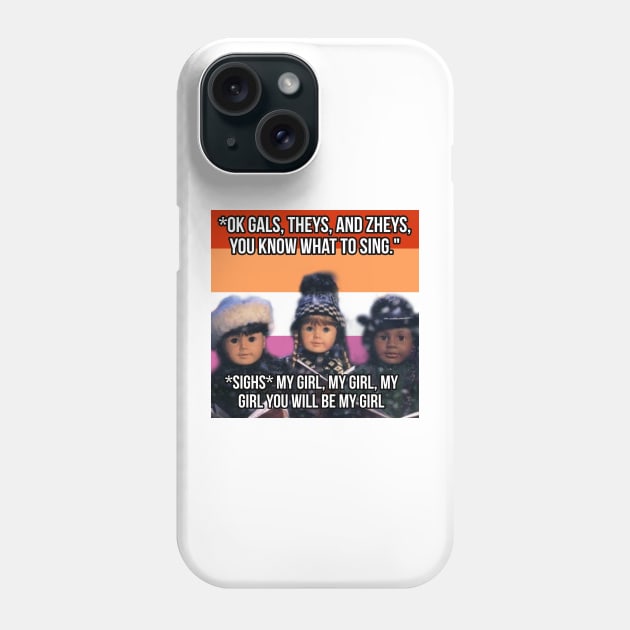 Lesbian choir Phone Case by frankrruggiero