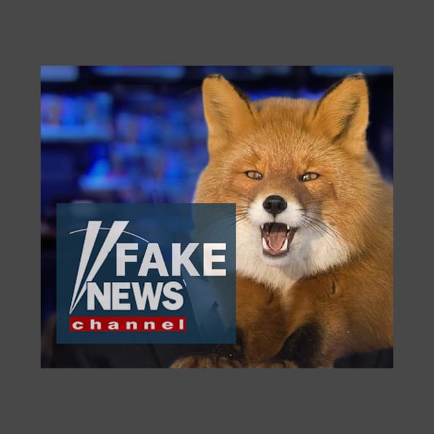 The Real Fox at Fox Fake News by Henry111