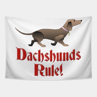 Dachshunds Rule! Tapestry