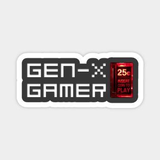 Gen X Gamer White Ver. Magnet
