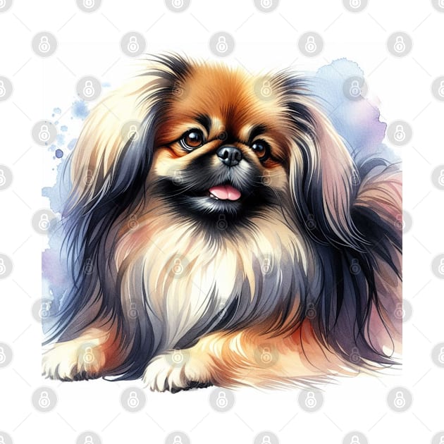 Pekingese Dog by KayBeeTees