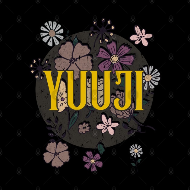 Aesthetic Proud Name Yuuji Flowers Anime Retro Styles by Kisos Thass