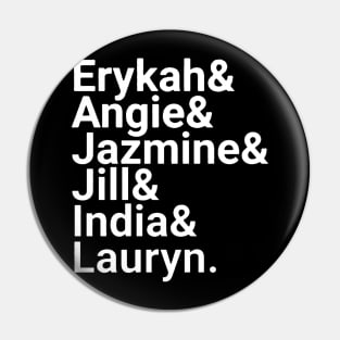 Erykah Angie Jazmine (white) Pin