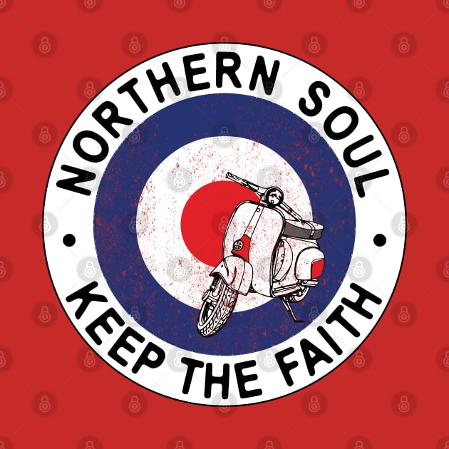 Northern Soul MODs Scooter Manchester Blackpool Stoke Wigan by Surfer Dave Designs