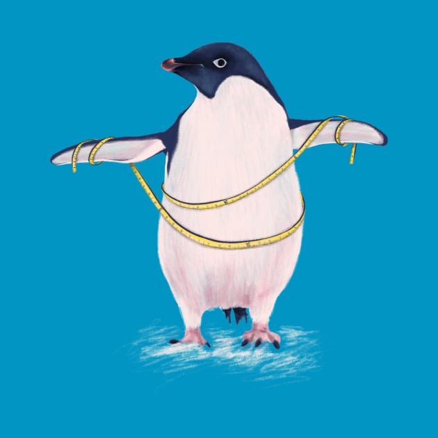 Cute Fat Penguin On Diet by Boriana Giormova