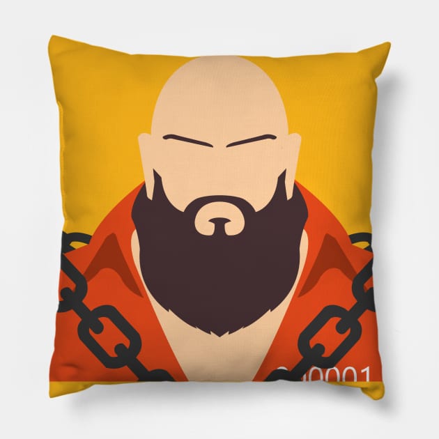 Chang KOFXIV Vector Pillow by MagicFlounder