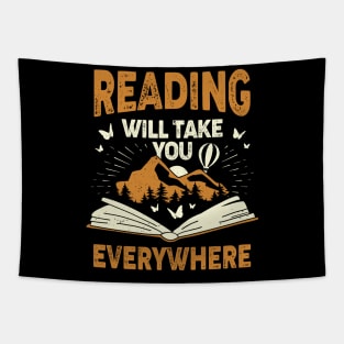 Reading Will Take You Everywhere Tapestry