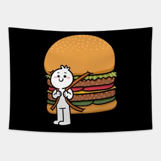 Backpack burger Tapestry