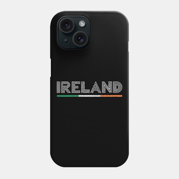 Ireland / Vintage Style Faded Typography Design Phone Case by feck!