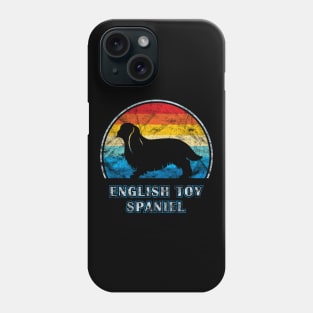 English Toy Spaniel Vintage Design Dog Phone Case