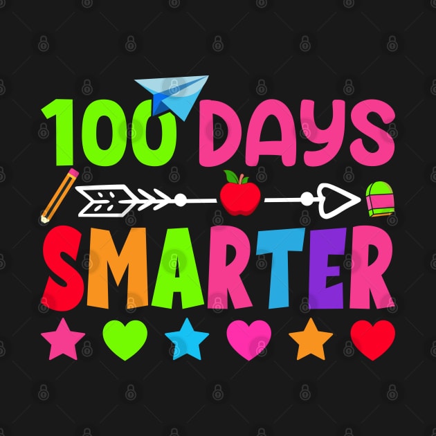 100th Day of School Teacher 100 Days Smarter Rainbow by uglygiftideas