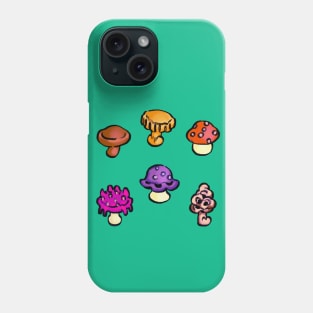 all mushroom forage items Phone Case