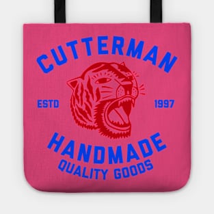 Tiger brand handmade quality hand drawn old school logo Tote