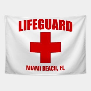 Lifeguard Miami Beach Tapestry