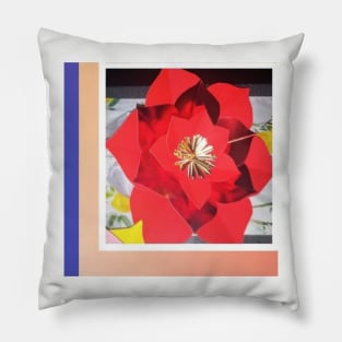 Foam Flower art Pillow