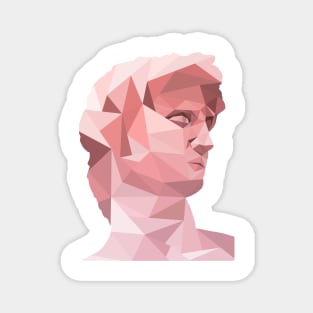 Michelangelo's David Low Poly Art Magnet