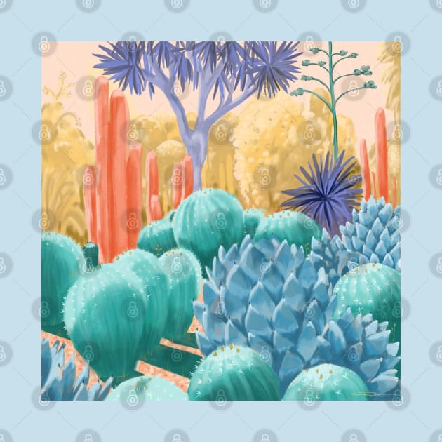 The Cactus Garden by Limezinnias Design