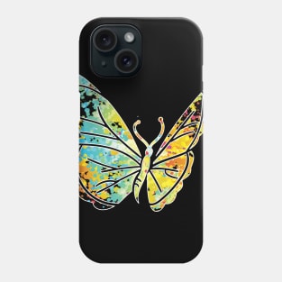 Cool butterfly colored t-shirt Phone Case