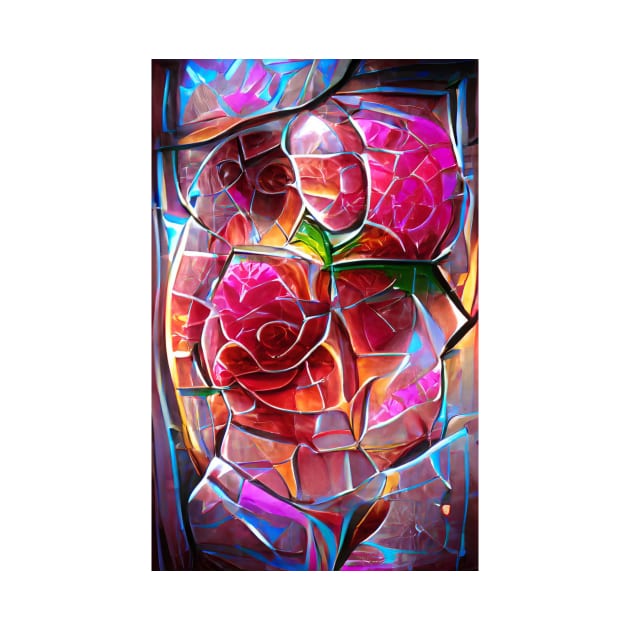 Stained Glass Roses by Dturner29