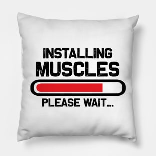 Installing Muscles please wait Pillow