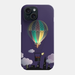 Balloon Aeronautics Night Phone Case