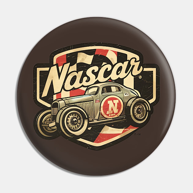 Vintage NASCAR Car Pin by Missionslice 