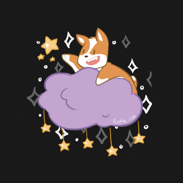 Cloud Corgi by PurpleDraws