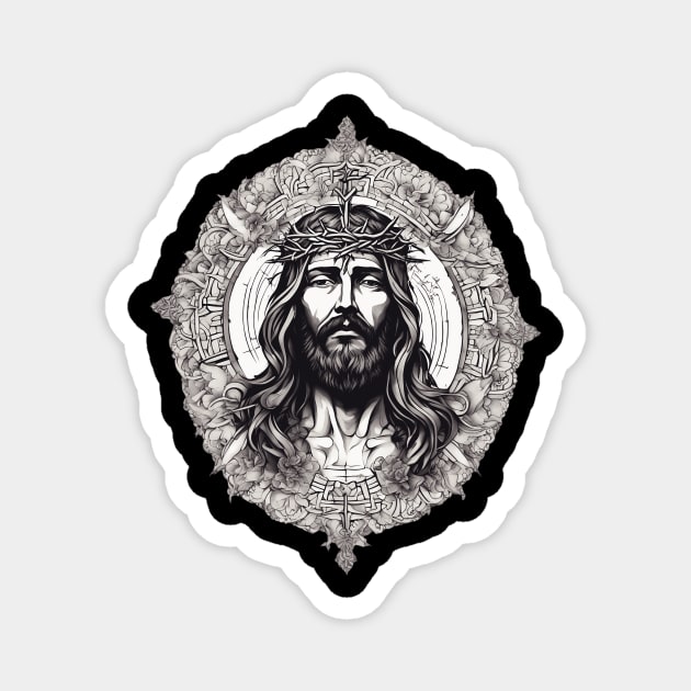 Jesus Christ the Bread of Life Magnet by animegirlnft