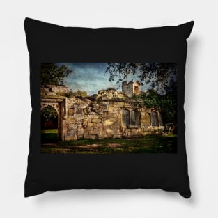 Inner Walls Of Wallingford Castle Pillow