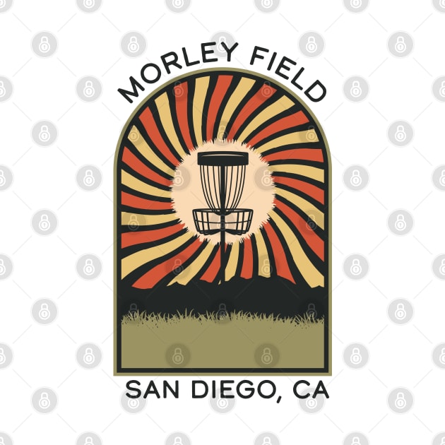 Morley Field San Diego, CA | Disc Golf Vintage Retro Arch Mountains by KlehmInTime