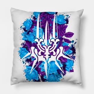 CLAN - Blue Flowers Style Pillow