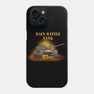 Main Battle Tank - M60A1 w Fire- Right Face X 300 Phone Case